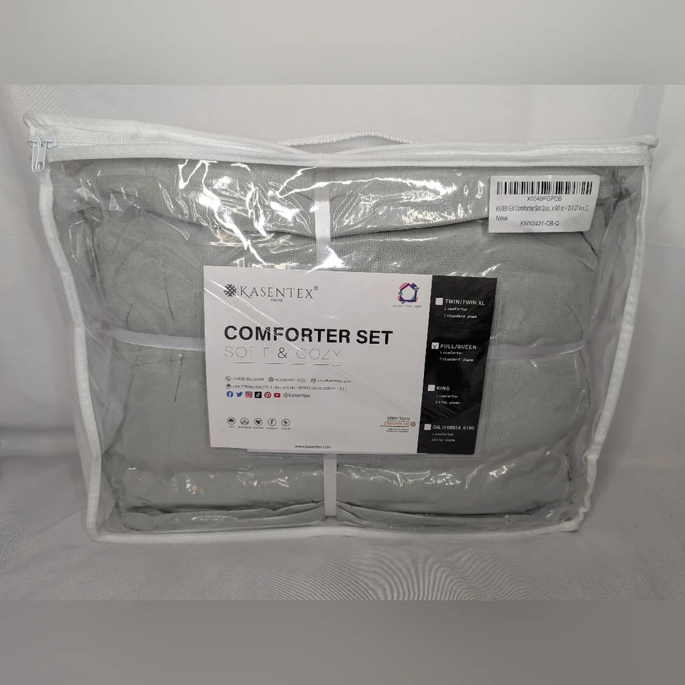 NWT Kasentex Home Comforter Set Full / Queen